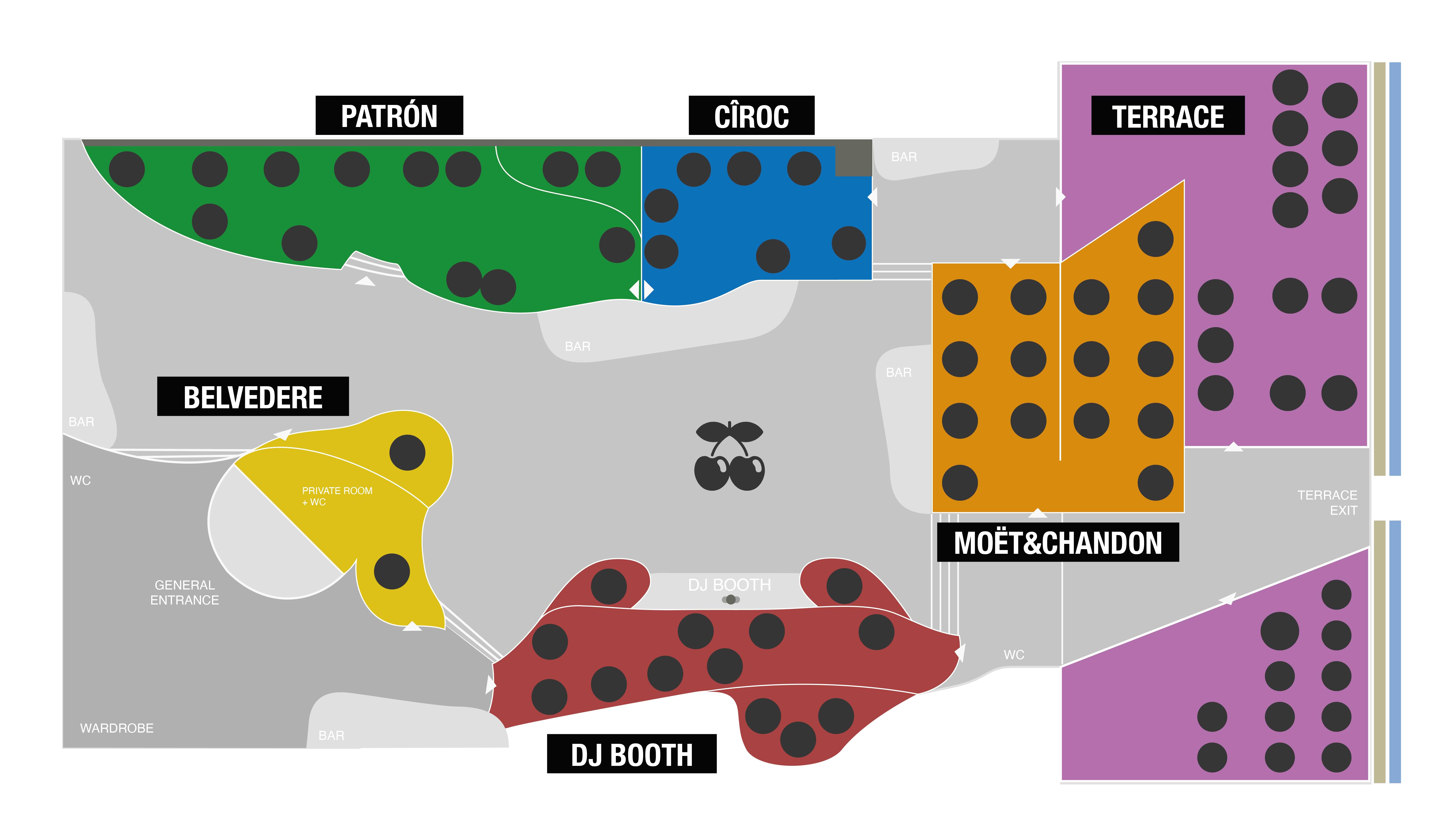 Informacion y Reservas Mesas VIP Pacha fin de año